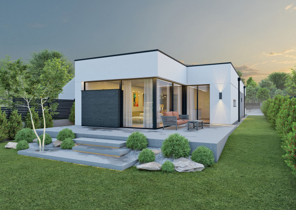 LUXUSNÝ priestranný 4 izb. - bungalov s pozemkom 1020 m2. Krivosúd – Bodovka